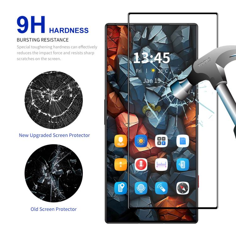 For Nubia RedMagic 10 Air ENKAY Hat-Prince Full Glue High Aluminum-silicon Tempered Glass Film