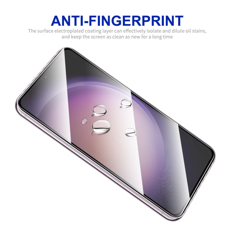 For Samsung Galaxy S24 FE 5G ENKAY Hat-Prince Full Glue High Aluminum-silicon Tempered Glass Film