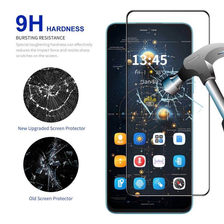 For Samsung Galaxy A36 / A56 ENKAY Hat-Prince Full Glue High Aluminum-silicon Tempered Glass Film