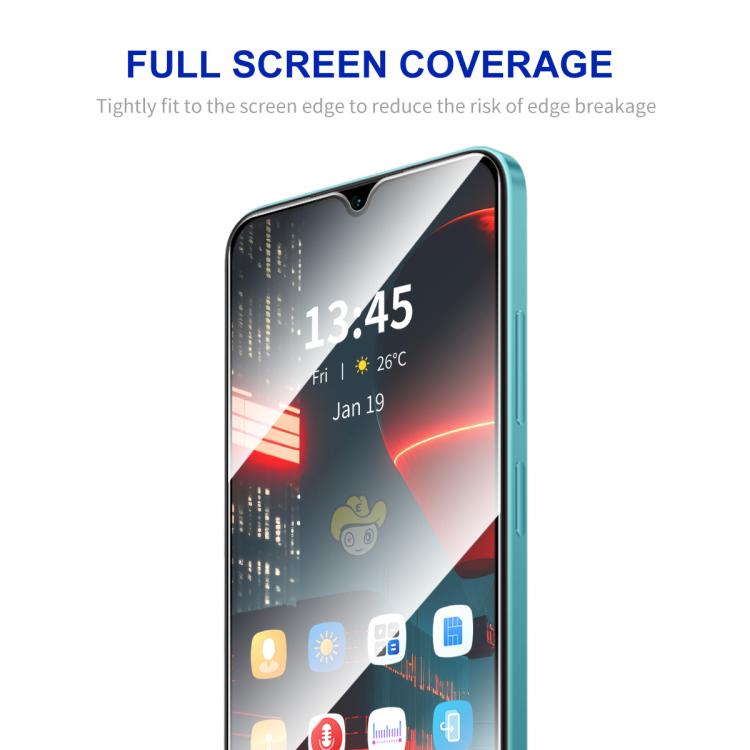 For Samsung Galaxy A17 5G ENKAY Hat-Prince Full Glue High Aluminum-silicon Tempered Glass Film