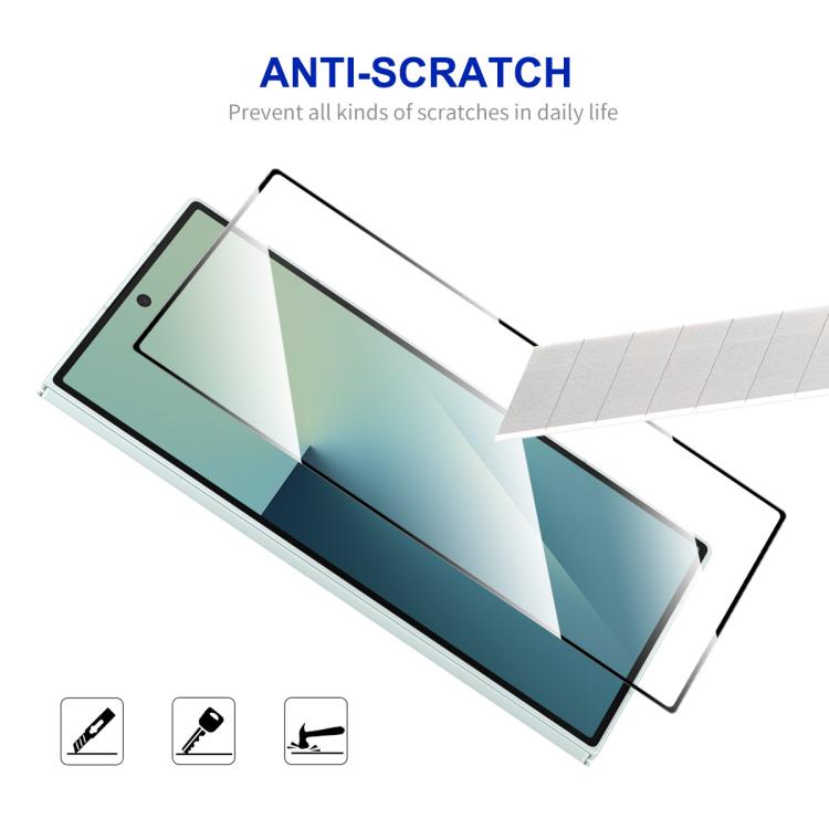 For Samsung Galaxy Z Fold7 ENKAY Hat-Prince Full Glue High Aluminum-silicon Tempered Glass Film