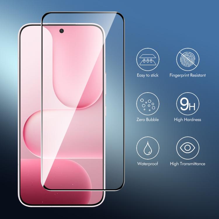 For Honor 600 Lite Global / X80i ENKAY Hat-Prince Full Glue High Aluminum-silicon Tempered Glass Film