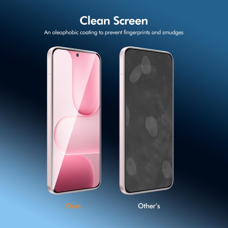 For Honor X8d 4G 2pcs ENKAY Hat-Prince Full Glue High Aluminum-silicon Tempered Glass Film