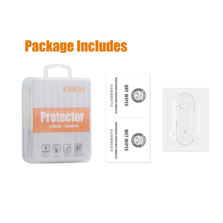 For iPhone Air ENKAY Hat-Prince 9H Rear Camera Lens Tempered Glass Film