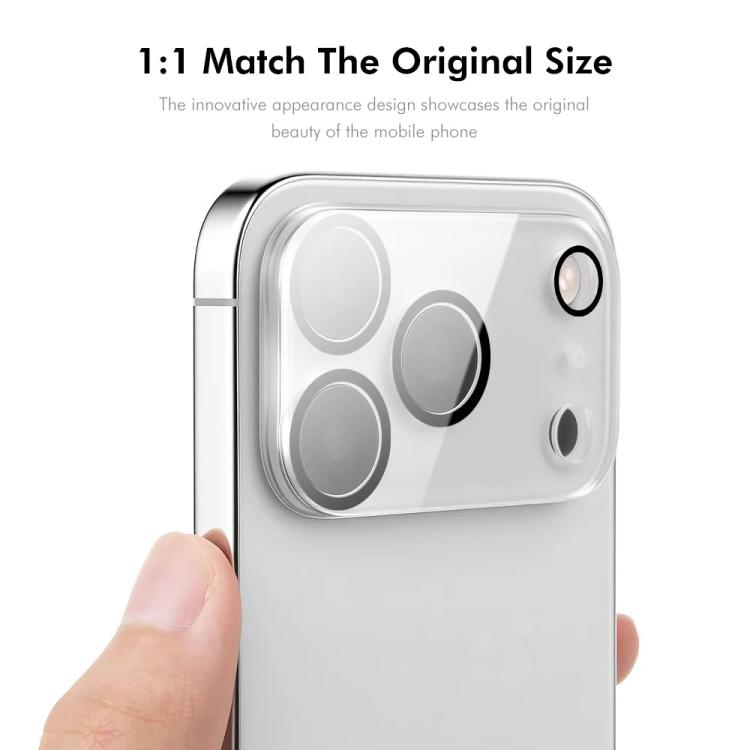 For iPhone 17 Pro Max 2pcs ENKAY Hat-Prince 9H Rear Camera Lens Tempered Glass Film