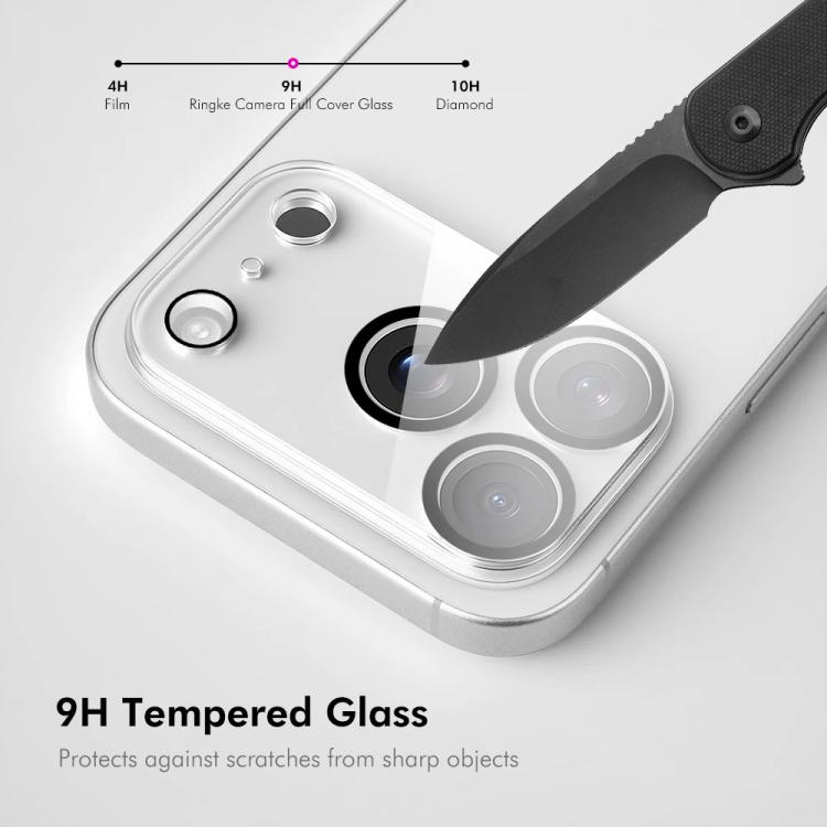 For iPhone 17 Pro Max 2pcs ENKAY Hat-Prince 9H Rear Camera Lens Tempered Glass Film