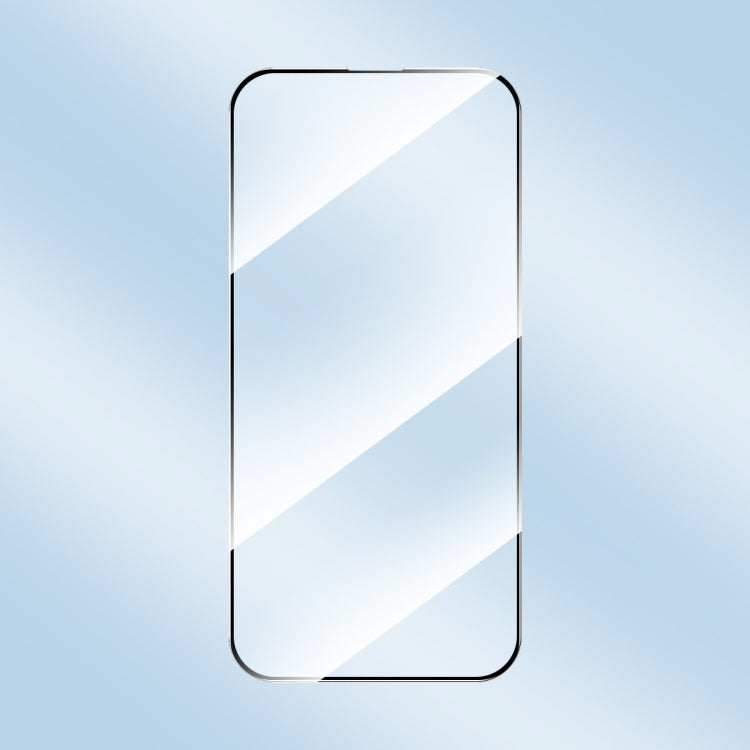 For iPhone 16 2pcs ENKAY Full Glue High Aluminum-silicon Tempered Glass Film