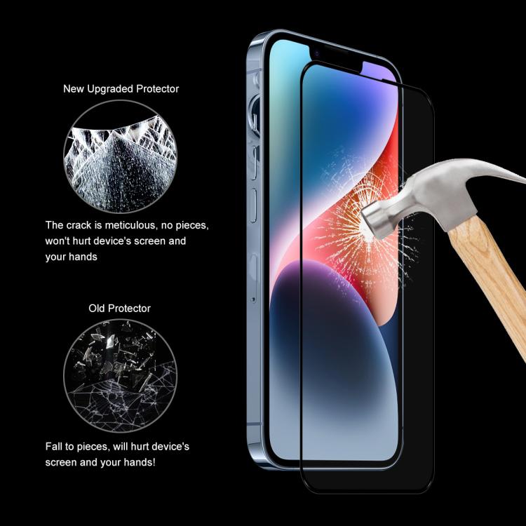 For iPhone 17e / 16e 5pcs ENKAY Full Glue High Aluminum-silicon Tempered Glass Film