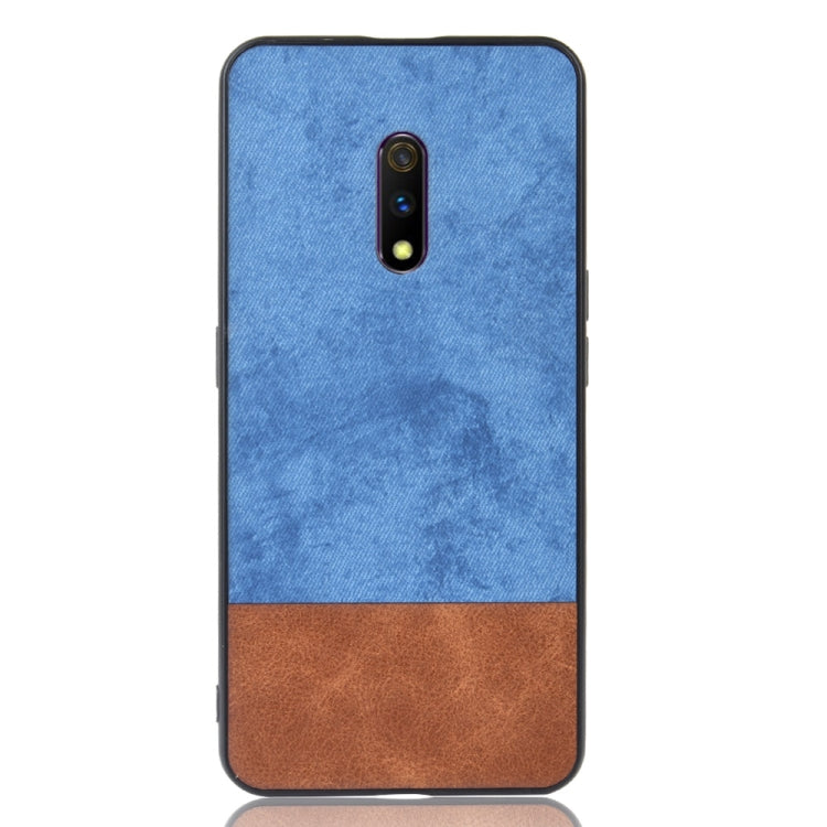 Shockproof Color Matching Denim PC + PU + TPU Protective Case For Oppo K3/Realme X