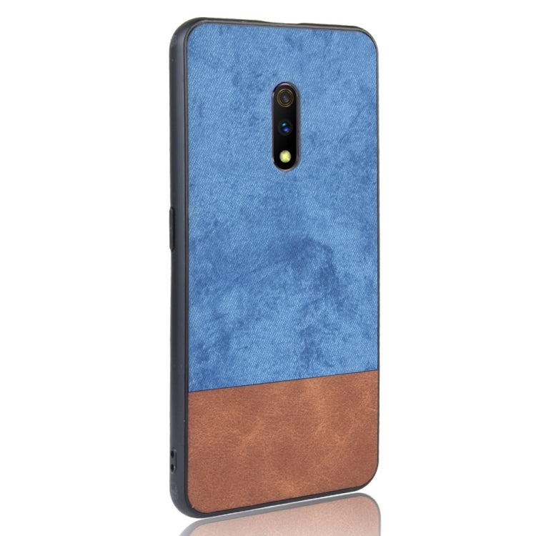 Shockproof Color Matching Denim PC + PU + TPU Protective Case For Oppo K3/Realme X