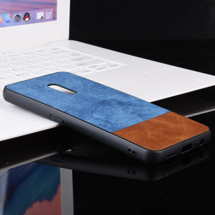 Shockproof Color Matching Denim PC + PU + TPU Protective Case For Oppo K3/Realme X