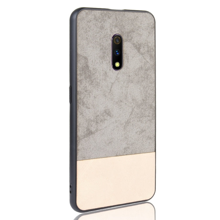 Shockproof Color Matching Denim PC + PU + TPU Protective Case For Oppo K3/Realme X