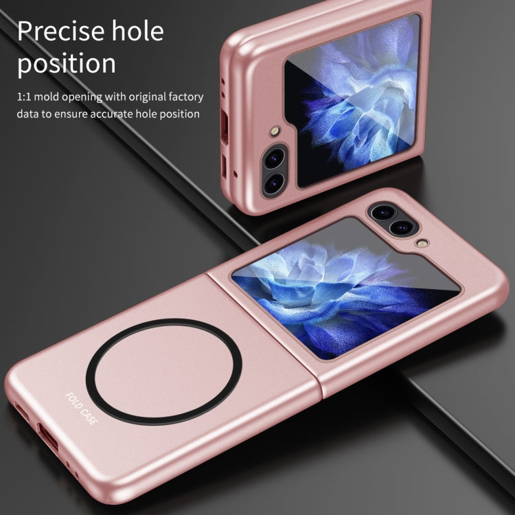 For Samsung Galaxy Z Flip7 5G Skin Feel Magnetic MagSafe Shockproof Phone Case