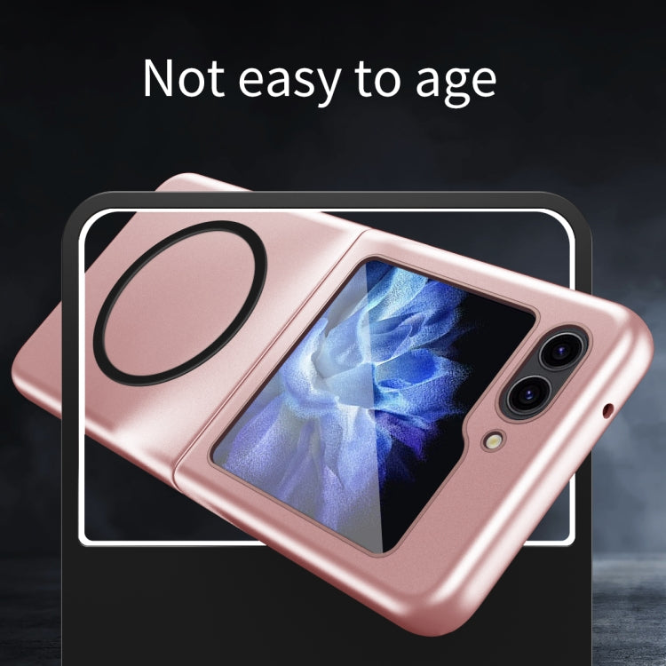 For Samsung Galaxy Z Flip7 5G Skin Feel Magnetic MagSafe Shockproof Phone Case