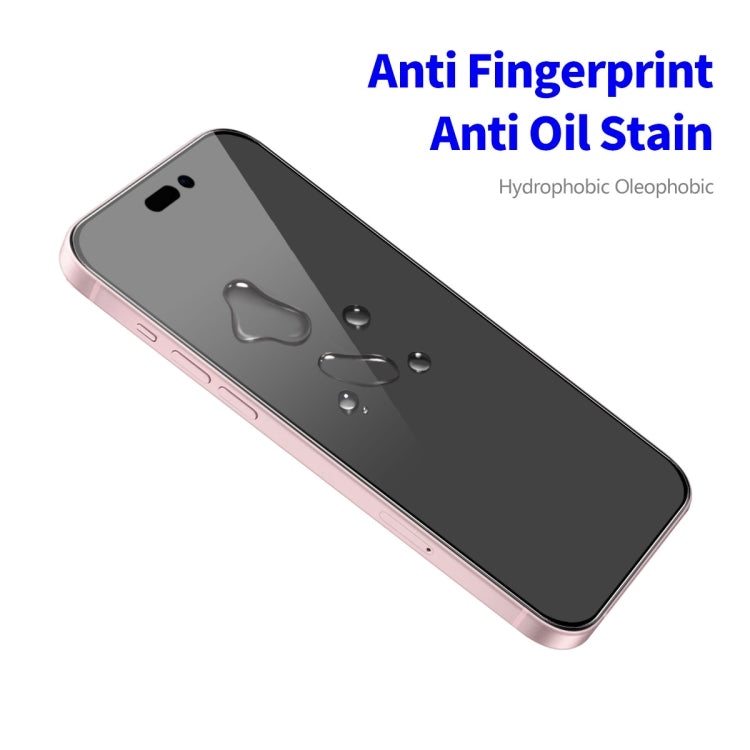 For iPhone 16 ENKAY Hat-Prince 28 Degree Anti-peeping Tempered Glass Full Screen Film