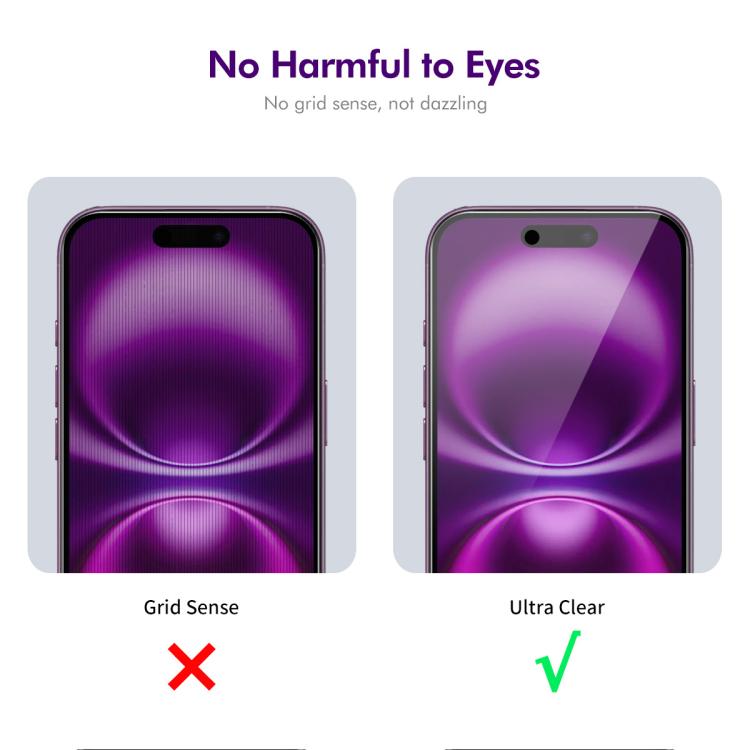 For iPhone Air 5pcs ENKAY Hat-Prince 28° Anti-peeping Tempered Glass Protector Full Screen Film