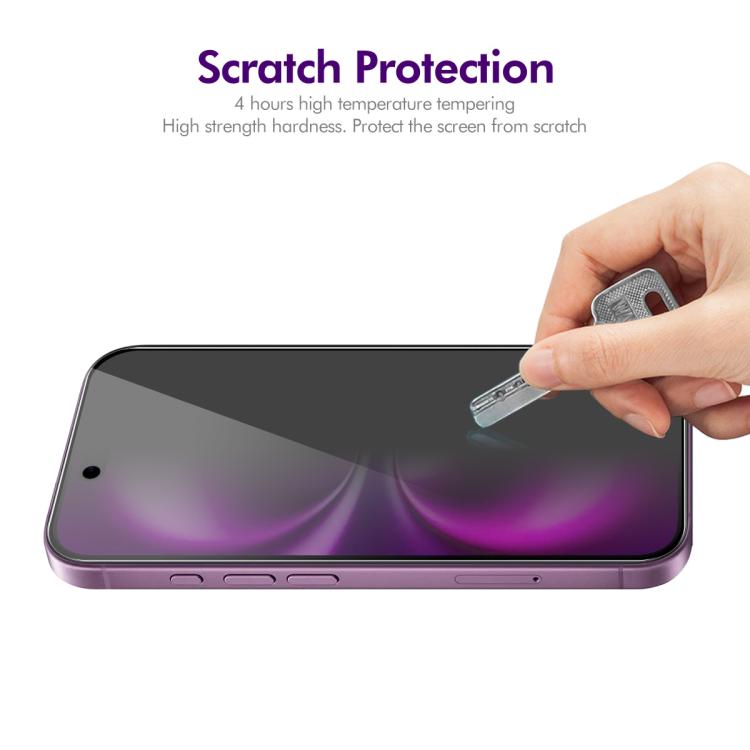 For iPhone Air 5pcs ENKAY Hat-Prince 28° Anti-peeping Tempered Glass Protector Full Screen Film
