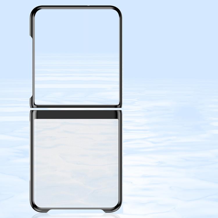 For Samsung Galaxy Z Flip7 5G Electroplating Transparent Shockproof Phone Case