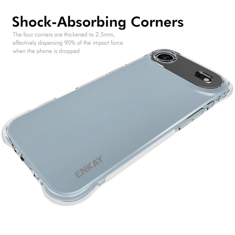 For iPhone Air ENKAY Hat-Prince Transparent TPU Shockproof Phone Case