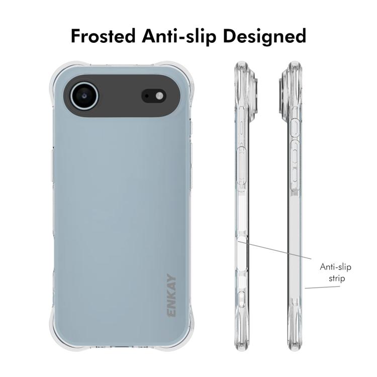 For iPhone Air ENKAY Hat-Prince Transparent TPU Shockproof Phone Case