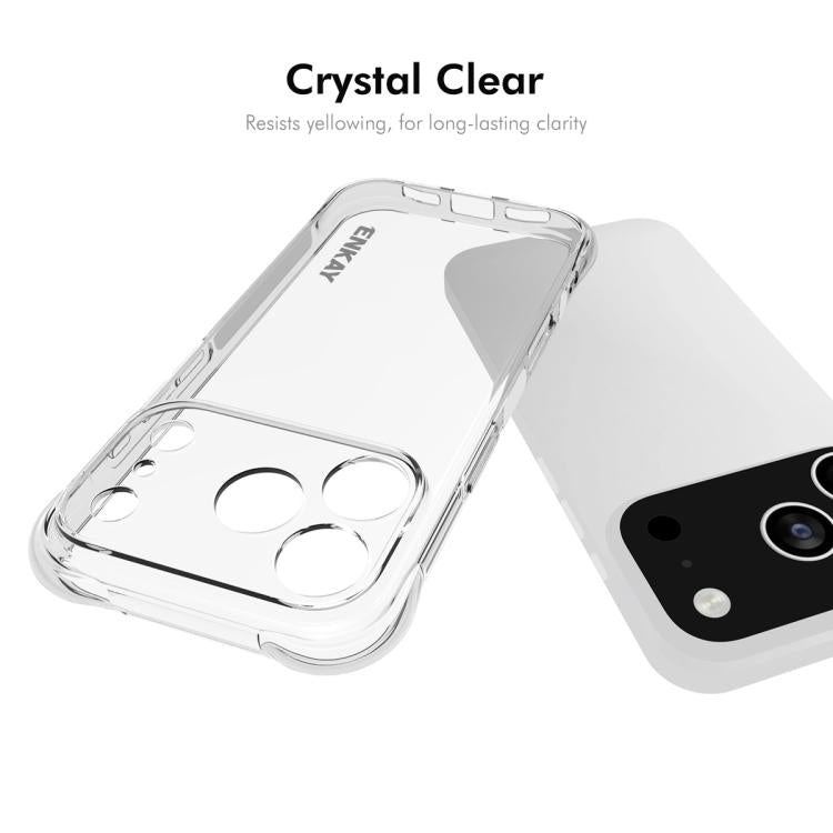 For iPhone 17 Pro ENKAY Hat-Prince Transparent TPU Shockproof Phone Case