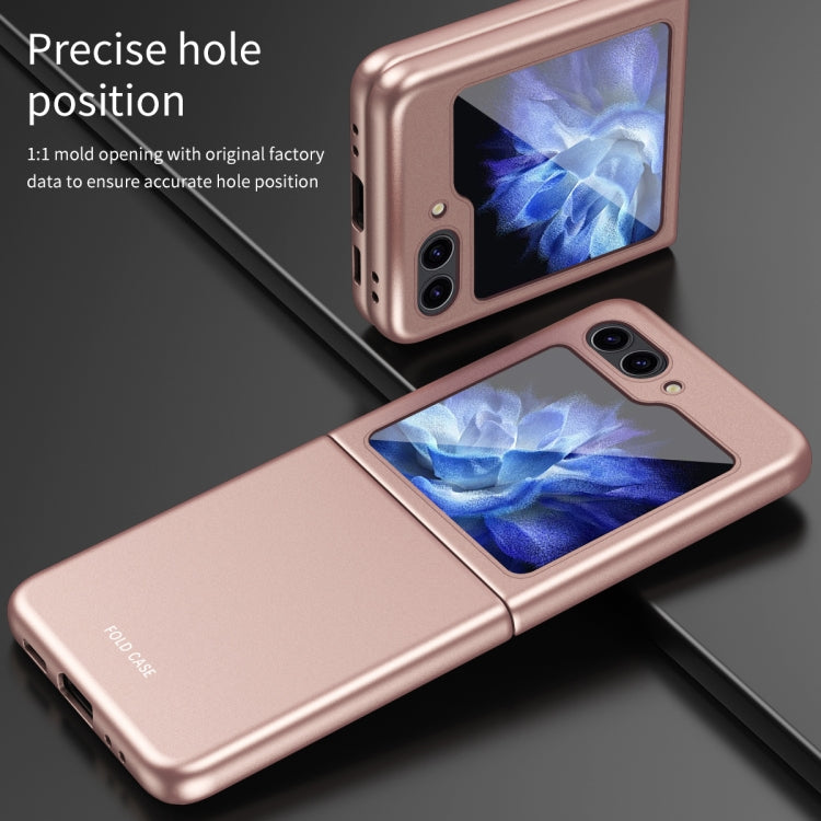 For Galaxy Z Flip6 5G Skin Feel Electroplating PC Shockproof Phone Case