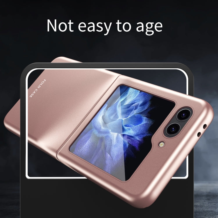 For Galaxy Z Flip6 5G Skin Feel Electroplating PC Shockproof Phone Case