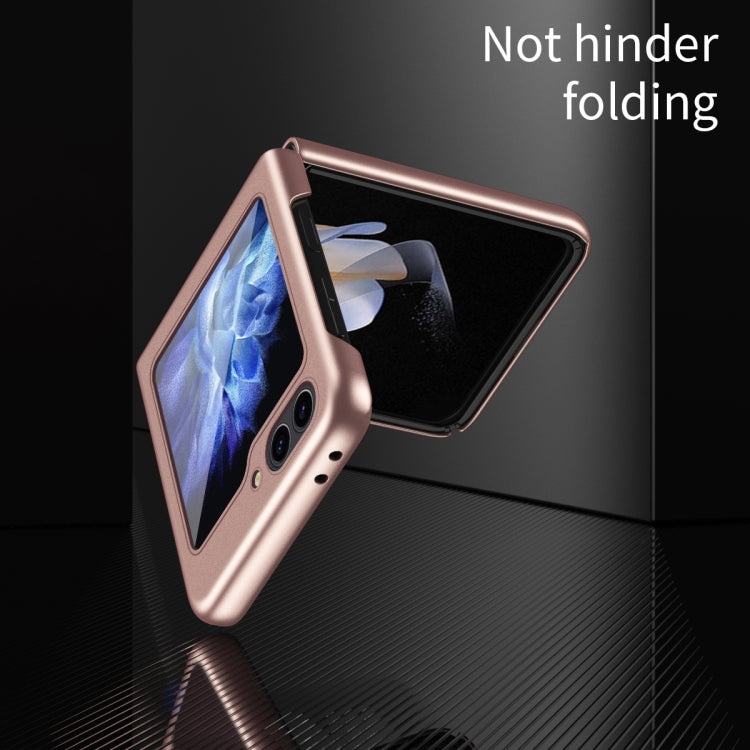 For Galaxy Z Flip6 5G Skin Feel Electroplating PC Shockproof Phone Case