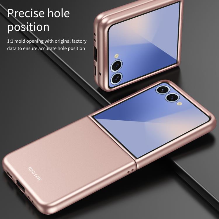 For Galaxy Z Flip7 5G Skin Feel Electroplating PC Shockproof Phone Case