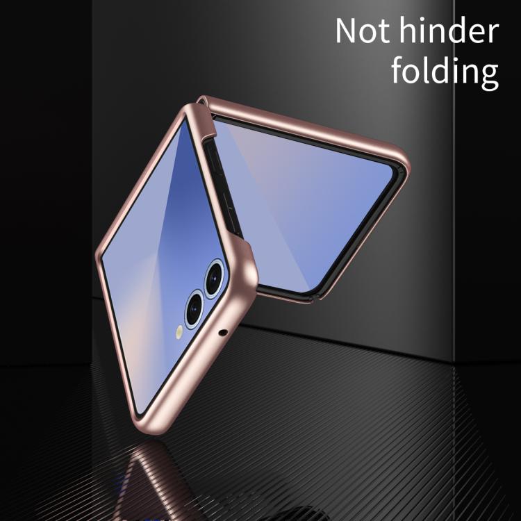 For Galaxy Z Flip7 5G Skin Feel Electroplating PC Shockproof Phone Case