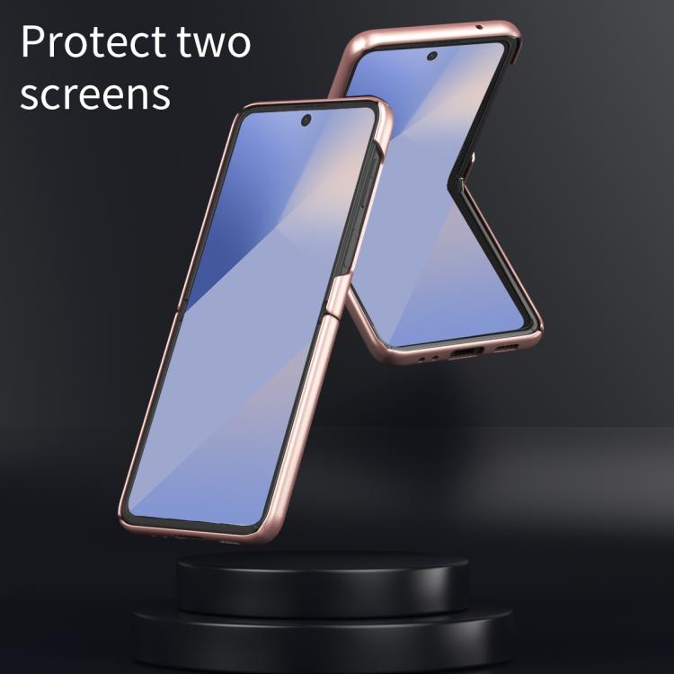 For Galaxy Z Flip7 5G Skin Feel Electroplating PC Shockproof Phone Case