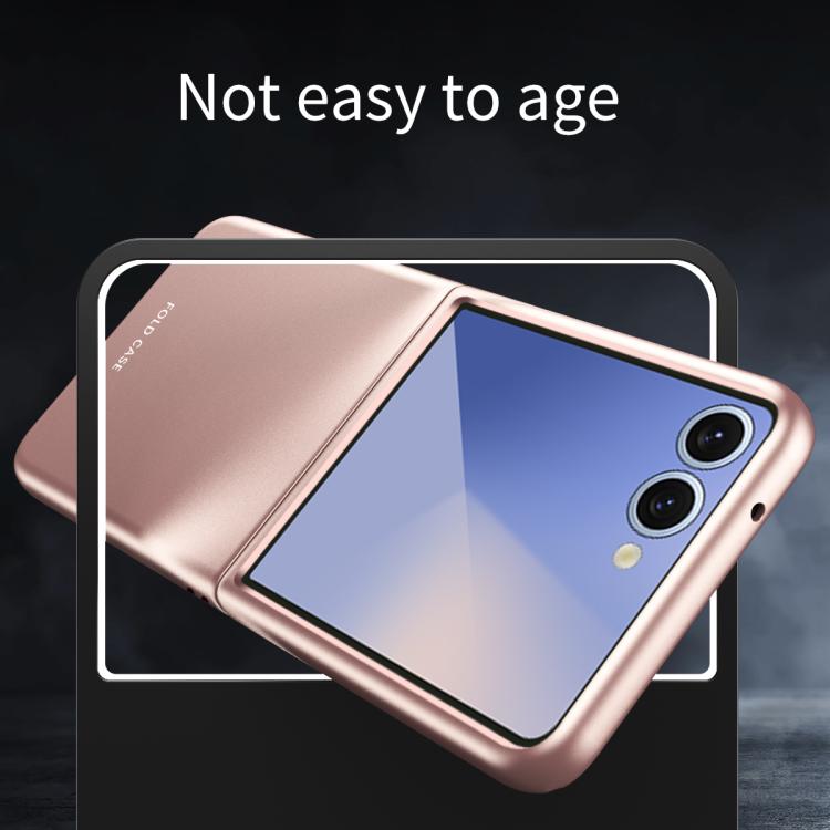 For Galaxy Z Flip7 5G Skin Feel Electroplating PC Shockproof Phone Case