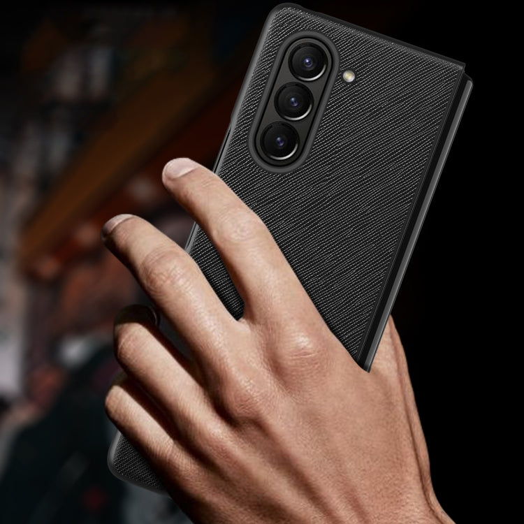 For Samsung Galaxy Z Fold6 5G Cross-Grain All-inclusive Shockproof Phone Case