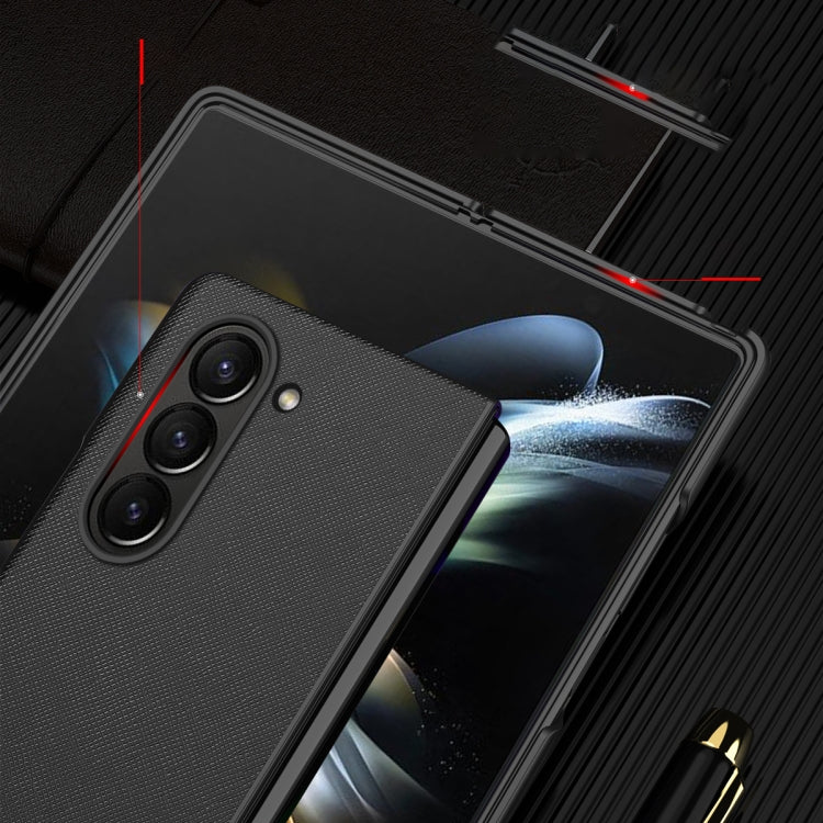 For Samsung Galaxy Z Fold6 5G Cross-Grain All-inclusive Shockproof Phone Case