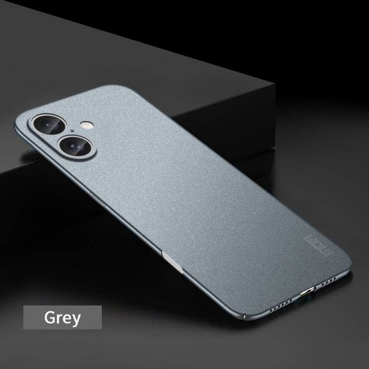 For iPhone 16 Plus MOFI Fandun Series Frosted PC Ultra-thin All-inclusive Phone Case