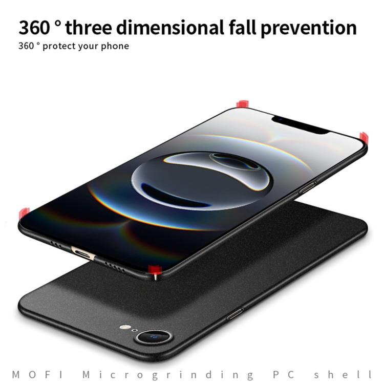 For iPhone 17e / 16e MOFI Fandun Series Frosted PC Ultra-thin All-inclusive Phone Case