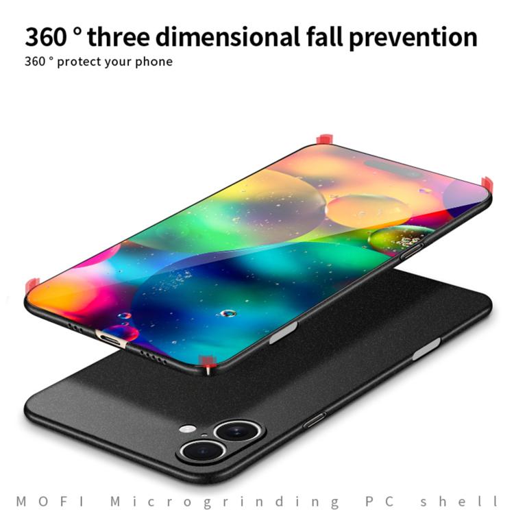 For iPhone 17 MOFI Fandun Series Frosted PC Ultra-thin All-inclusive Phone Case
