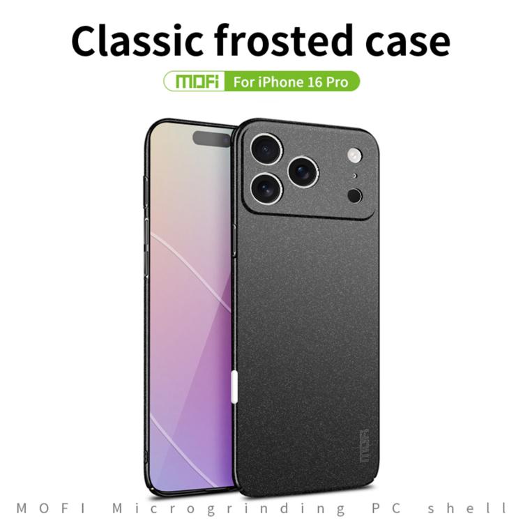 For iPhone 17 Pro MOFI Fandun Series Frosted PC Ultra-thin All-inclusive Phone Case