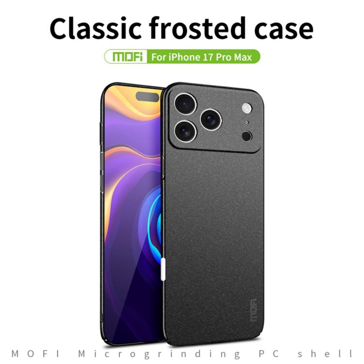 For iPhone 17 Pro Max MOFI Fandun Series Frosted PC Ultra-thin All-inclusive Phone Case