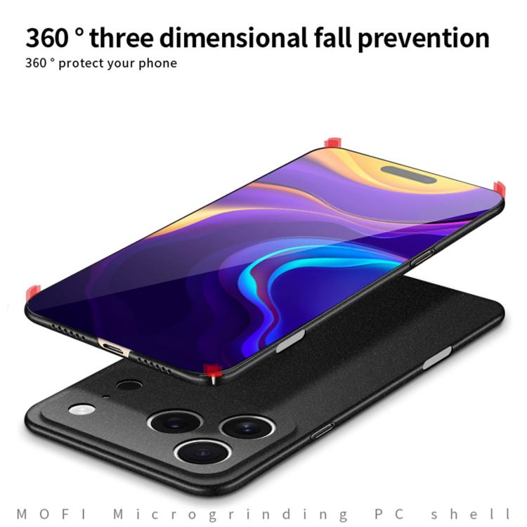 For iPhone 17 Pro Max MOFI Fandun Series Frosted PC Ultra-thin All-inclusive Phone Case