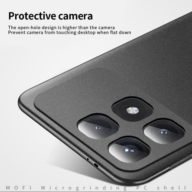 For Xiaomi Redmi K70 Ultra MOFI Fandun Series Frosted PC Ultra-thin All-inclusive Phone Case