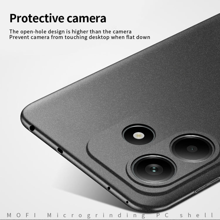 For Redmi Note 14 MOFI Fandun Series Frosted PC Ultra-thin All-inclusive Phone Case