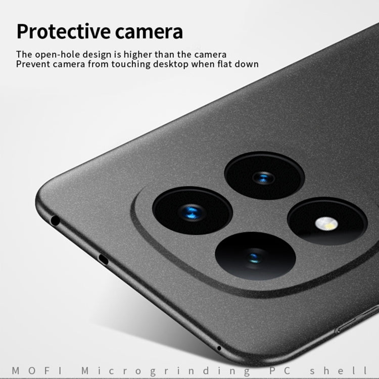 For Xiaomi Redmi Note 14 Pro+ MOFI Fandun Series Frosted PC Ultra-thin All-inclusive Phone Case
