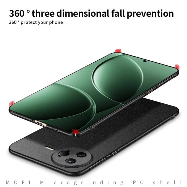 For Xiaomi Redmi K80 Pro MOFI Fandun Series Frosted PC Ultra-thin All-inclusive Phone Case