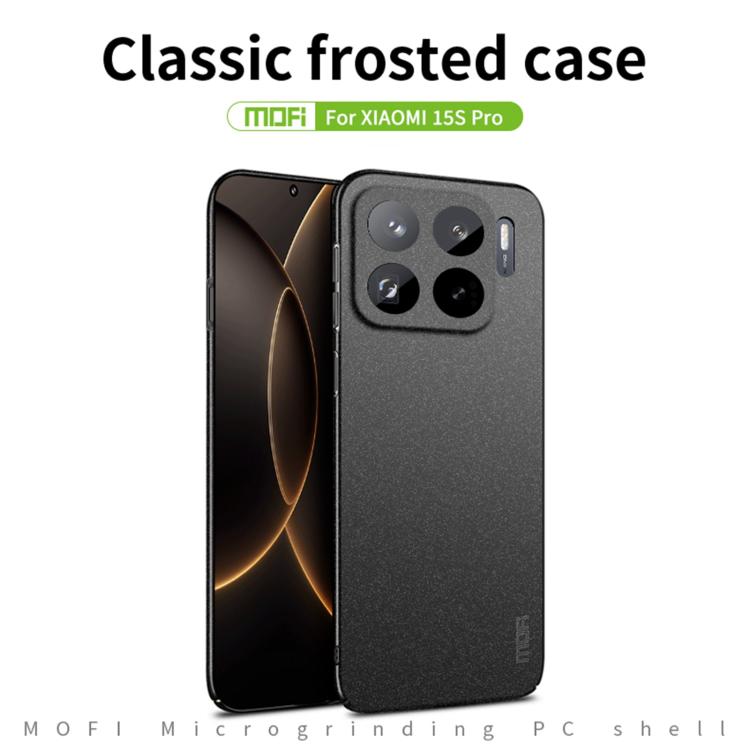 For Xiaomi 15S Pro MOFI Fandun Series Frosted PC Ultra-thin All-inclusive Phone Case