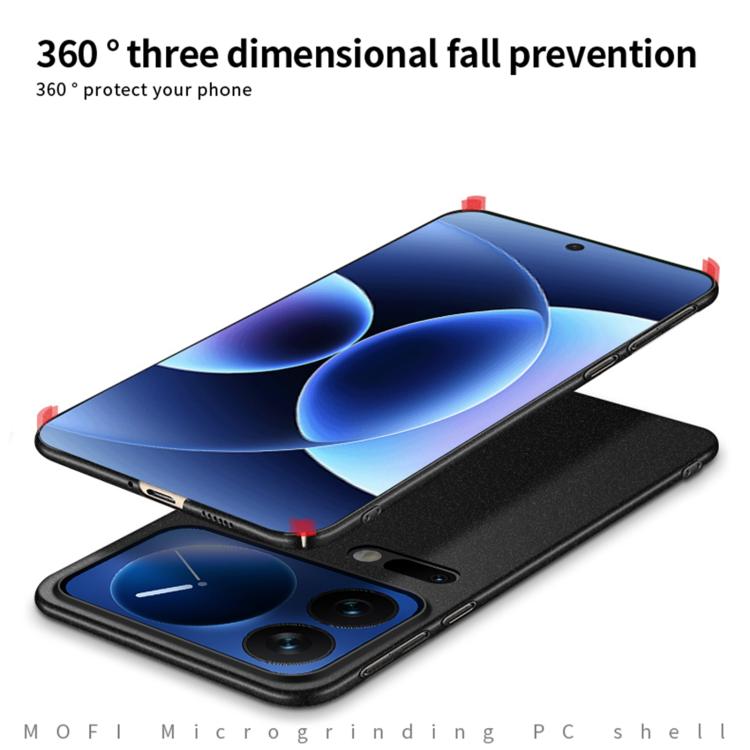 For Xiaomi 17 Pro Max MOFI Fandun Series Frosted PC Ultra-thin All-inclusive Phone Case