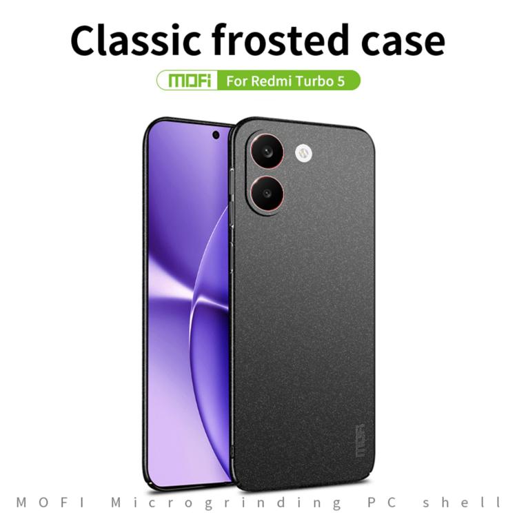 For Redmi Turbo 5 / Poco X8 Pro 5G MOFI Fandun Series Frosted PC Ultra-thin All-inclusive Phone Case
