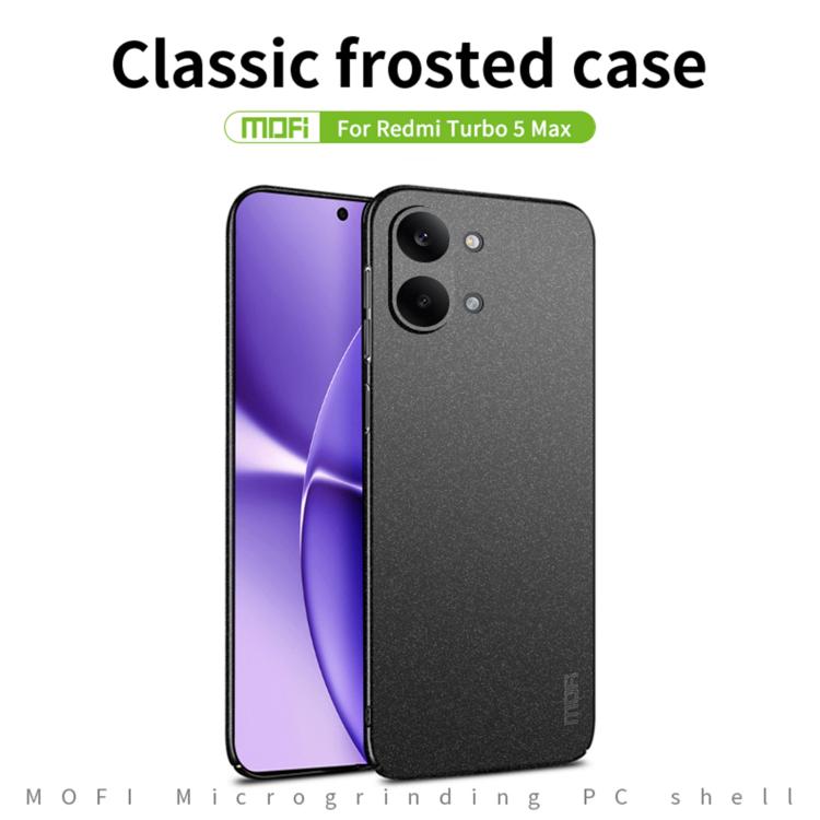 For Redmi Turbo 5 Max / Poco X8 Pro Max 5G MOFI Fandun Series Frosted PC Ultra-thin All-inclusive Phone Case