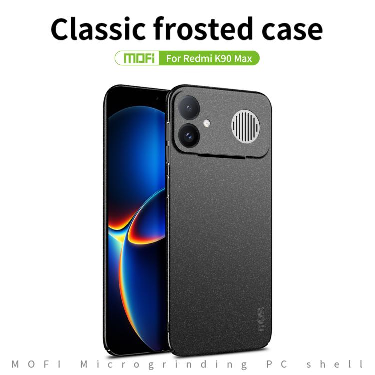 For Redmi K90 Max 5G MOFI Fandun Series Frosted PC Ultra-thin All-inclusive Phone Case