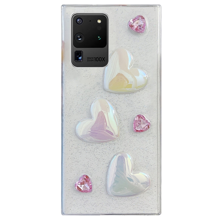 For Samsung Galaxy S20 Ultra Love Epoxy TPU Protective Case